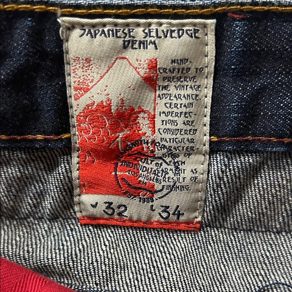 NWT Cult Of Individuality SAMPLE Rebel Straight Selvedge Denim Jeans C239 - Picture 7 of 11